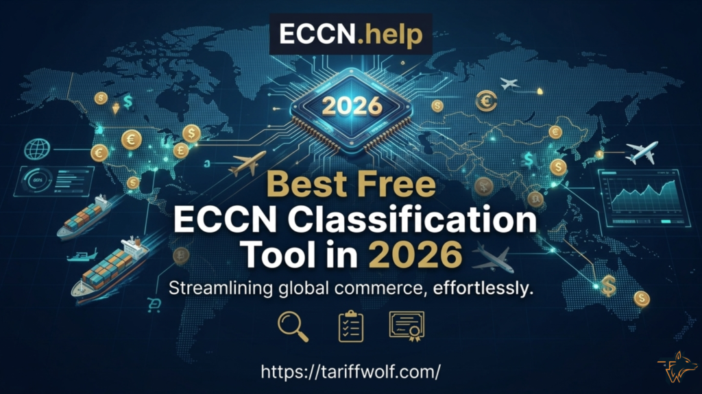 Free ECCN classification tool comparison for 2026. AI vs manual vs consultants vs enterprise software — honest cost, time, and accuracy breakdown. See why AI classifiers now win for most exporters.